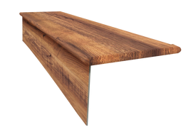 0.98 x  11.8 x 51.18'' Sky Flooring Premium  Vinyl Stair Tread old walnut