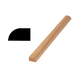 2'' Red Oak Shoe Molding Unfinished