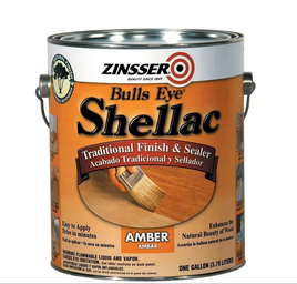 1GAL ZINSSER BULLS EYE 701 AMBER SHELLAC