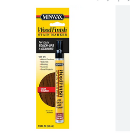 MINWAX 63487 DARK WALNUT WOOD FINISH STAIN MARKER 1/3 OZ