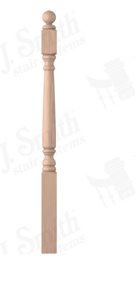 3" 47-3/4-Utility Newel Post Short