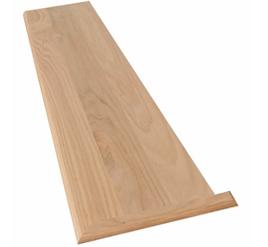 Stair Tread Red Oak Square 42 Return