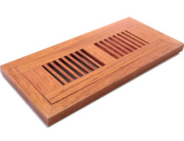 4 x 12 Brazilian  Cherry Wood Vents Flush Mount