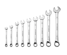 PITTSBURGH Fully Polished Metric Combination Wrench Set, 9 Piece