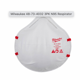 Milwaukee  3PK N95 Respirator 48-73-4032