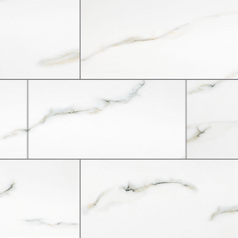 ARIA BIANCO  24 X 48 POLISHED TILE    2pcs/box.  54pcs/crate. 16sqft/box