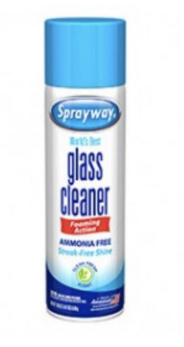 SPRAYWAY SW050R 19 OZ FOAMING SPRAY GLASS CLEANER