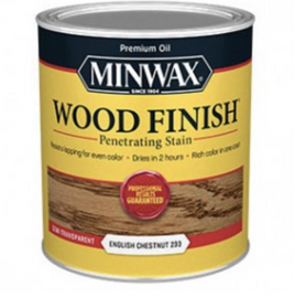 MINWAX 233 ENGLISH CHESTNUT WOOD FINISH PENETRATING STAIN QT