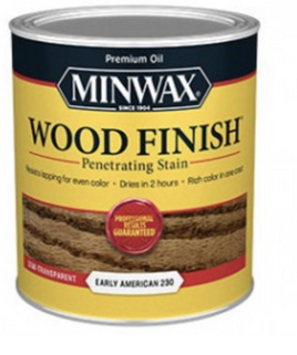 MINWAX  230 EARLY AMERICAN WOOD FINISH PENETRATING STAIN QT