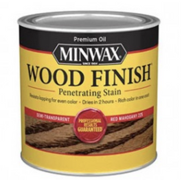 MINWAX 222504444 225 RED MAHOGANY 8oz WOOD FINISH PENETRATING STAIN