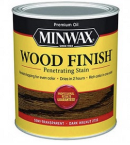 MINWAX 227164444 2716 DARK WALNUT WOOD FINISH PENETRATING STAIN