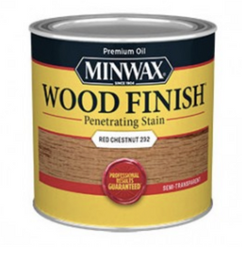 MINWAX 223204444 232 RED CHESTNUT WOOD FINISH PENETRATING STAIN