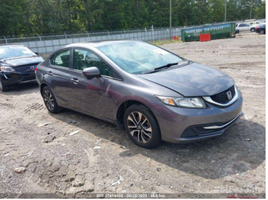 CAR-43 (CAN'T GO NYC) NO RENT NY - 2015 Gray Honda Civic Car Rental Passeio Reg 04/2024 VIN#:19XFB2F52FE223224 Plate # T10NPC