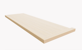 1-1/16x11-1/2 x 54" Stair Tread White Oak Mitered Only Left Side