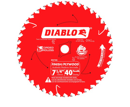 7-1/4" Diablo Saw Blade 40 Teeth