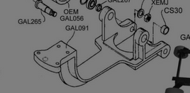 GAL091  Galavy Chassi Lower Truck