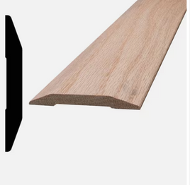 2" Red Oak Saddle Unfinshed