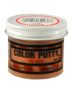 COLOR PUTTY COMPANY #138 PECAN 3.68 OZ JAR OIL BASED WOOD FILLER PUTTY