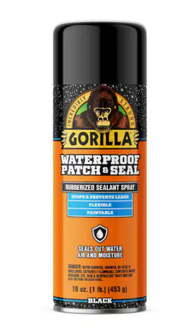 14OZ GORILLA WHITE W/P PATCH & SEAL SPRAY