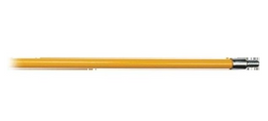 Dynamic 00344 48" Yellow Fiberglass Extension Pole w/Metal Threaded Tip