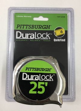 25' Pittsburgh Measure Tape