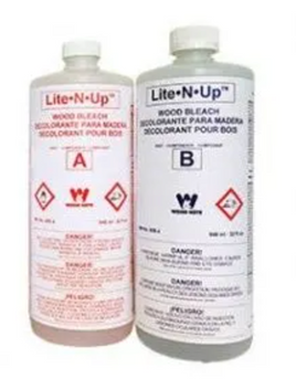 Lite N Up Wood Bleach Decolorante de Madeira Parts A+B 473ml