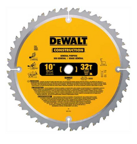 10'' Dewalt Saw Blade 32 Th