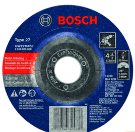 Bosch 4.5 In. Metal Grind Wheel