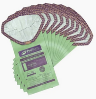 Intercept Micro Filter Bags for 10 Quart ProTeam Super Coach Pro 10 Commercial Backpack Vacuum Cleaners, 10-Pack