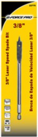 3/8" Laser Speed Spade Drill Bit