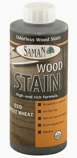 Saman Wood Stain 010 WHOLE WHEAT 12oz