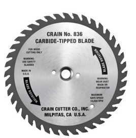 836 Crain Carbide Tipped Blade