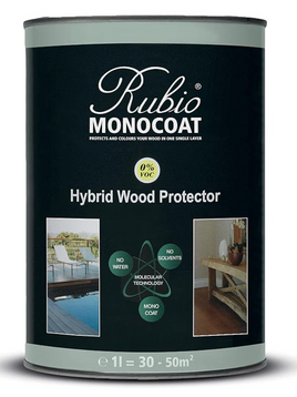 Rubio Monocoat Hybrid Wood Protector Black 1L