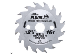 23416 Carbide Tipped Floor King Comparable to Crain® 788, Designed for Toe-Kick 795 Saw 2-3/4 Inch Dia x 16T ATB, 10 Deg, 1/2 Bevel Bore