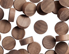 5/8 Walnut Wood Plug