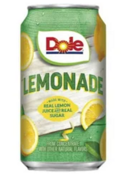 Dole Lemonade Real Lemon Juice 355ml