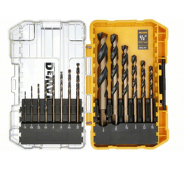 Black and Gold Drill Bit Set (14-Piece)