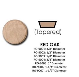 1-1/2'' Red Oak Plugs