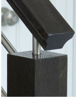 Round Bar Stem – Newel to Handrail Connector