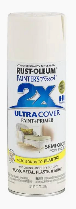 Rust-Oleum Ultra Cover Semi-Gloss Ivory Bisque Primer 12oz