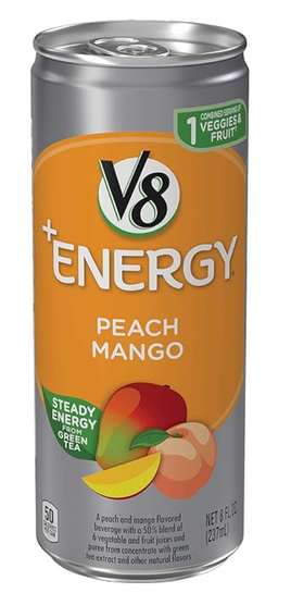 V8 V Fusion Peach Mango Beverage 8 fl.oz