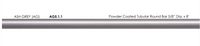 Tubular Round Bar 5/8 Dia 8' Ash Grey 8 Ft