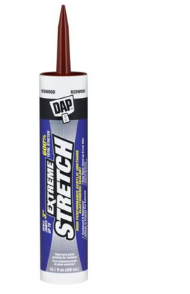 DAP 18707 10.1 OZ EXTREME STRETCH PREMIUM CRACKPROOF ELASTO SEALANT REDWOOD