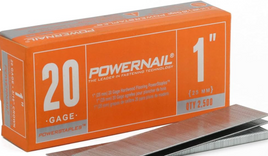 1'' Powernail Staples 20 ga 2500