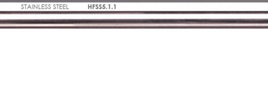 Tubular Round Bar 5/8 Dia 8' T Stainless Steel Bar  8 Ft