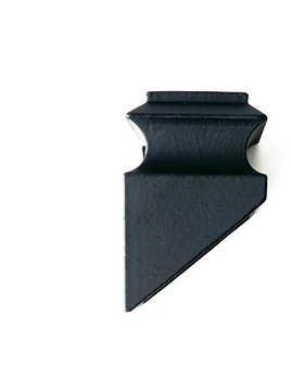 1-5/16 in. Angled shoe for 1/2'' Atlas  square balusters in a satin black finish. Comes with a set screw.