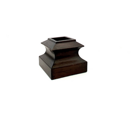 1-5/16 in. Shoe for 1/2'' Atlas Square Balusters in an oil Rubbed Bronze Finish.  Comes with a set screw.