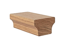 HRRO6084  2-5/8" inches wide and 1-3/4" inches tall Wood  Handrail Red oak Modern