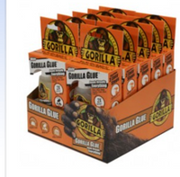 2OZ GORILLA GLUE  WHITE QUICK CURE 100% WATERPROOF CARDED 520120