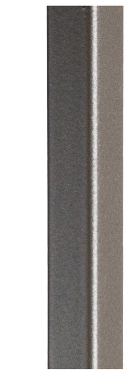 DEFARIA IRON ASH GREY  BALUSTER  PLAIN SQUARE ENDS 1/2 SQUARE HALLOW HEIGTH 44''